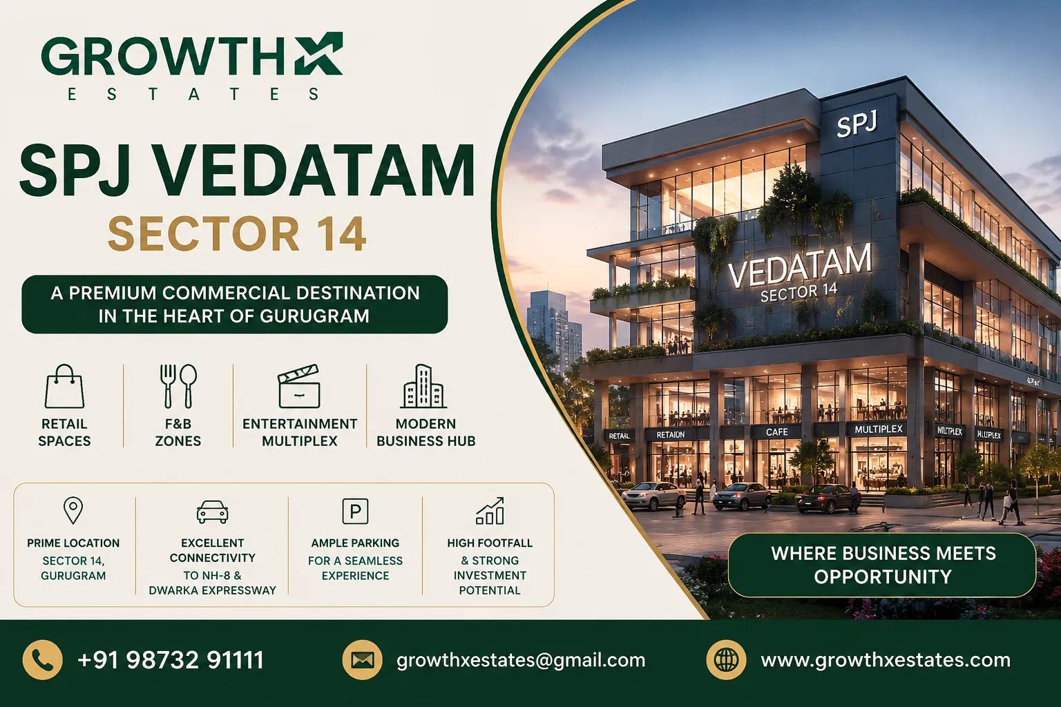 SPJ Vedatam Gurgaon: Understanding the Commercial