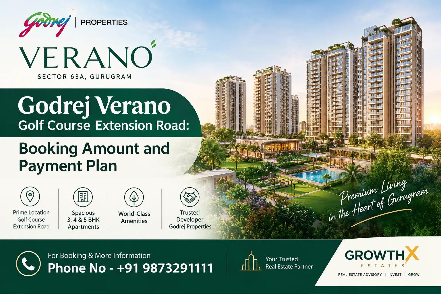Godrej Verano Price 2026: 3, 4 & 5 BHK Price List in Gurgaon